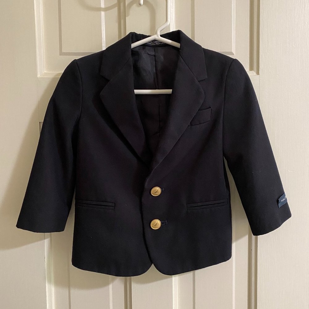 Nautica Boys Size 2T Navy Blazer